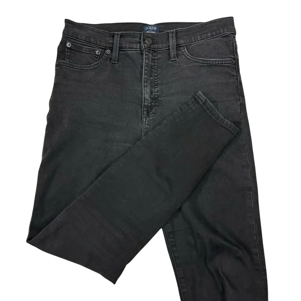 J Crew High Rise Skinny Jeans‎ Women's 28 Black 27
